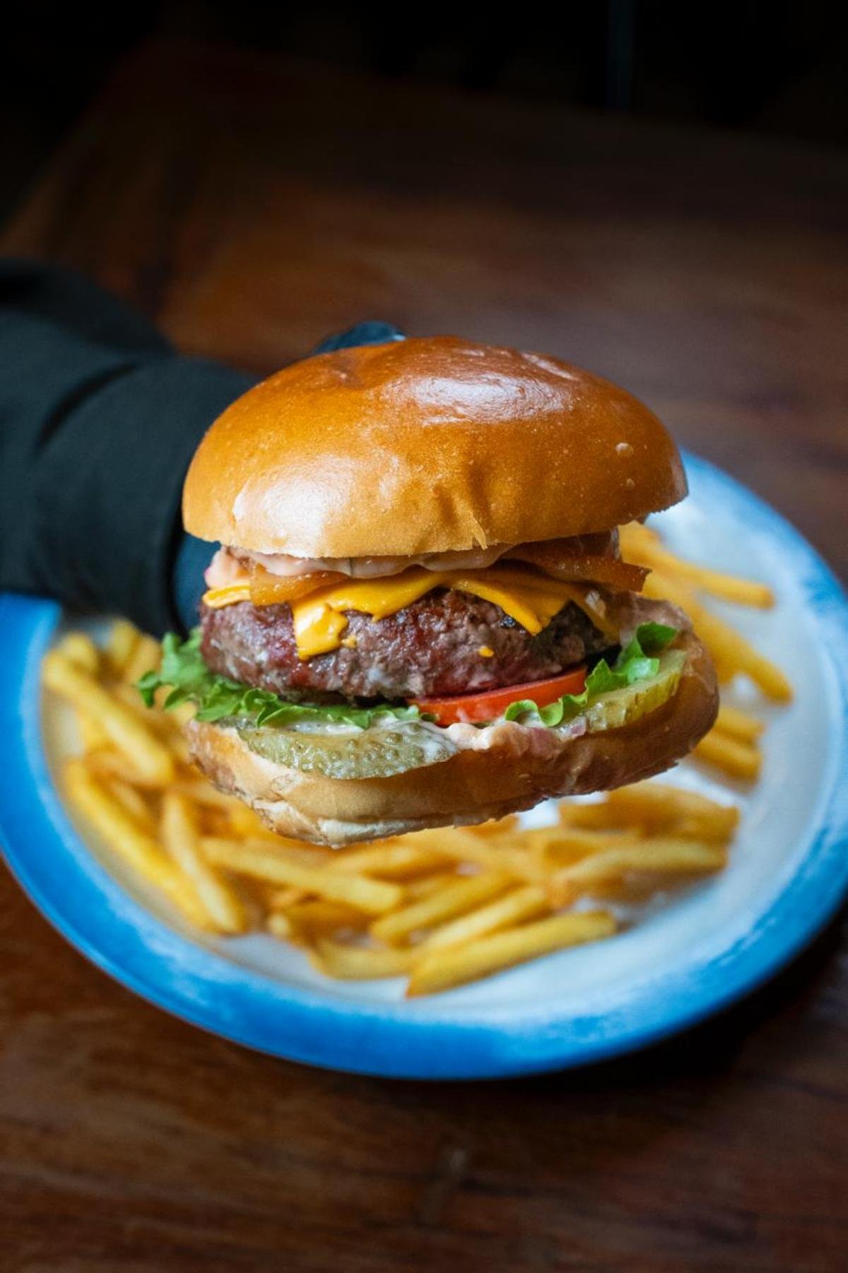 Hambúrguer Bacon Crispy